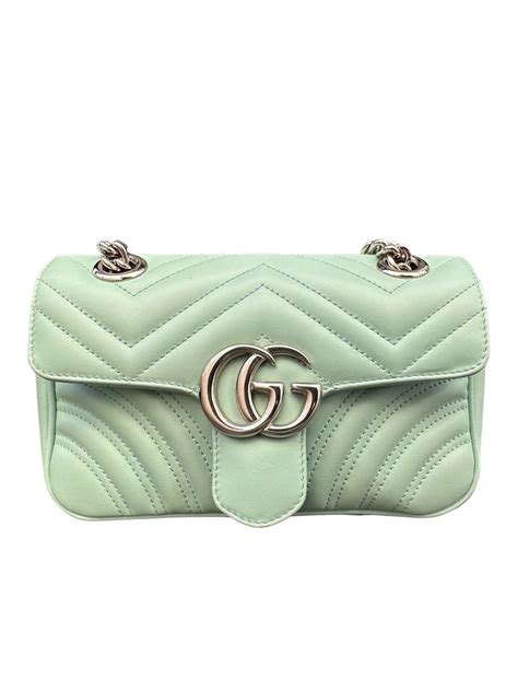 gucci marmont mini azzurro|gucci marmont medium.